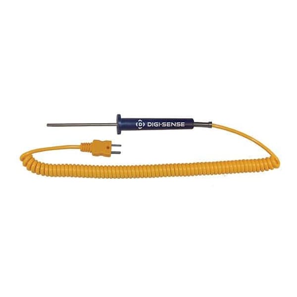 Compact Thermocouple Probe, 4.5" L, Grou